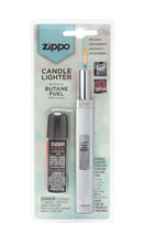 Load image into Gallery viewer, Chrome Candle Lighter with Butane Canister