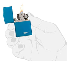 Load image into Gallery viewer, Classic High Polish Blue Zippo Logo