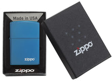 Load image into Gallery viewer, Classic High Polish Blue Zippo Logo
