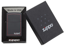 Load image into Gallery viewer, Classic Black and Red Zippo
