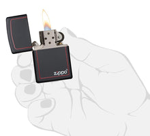 Load image into Gallery viewer, Classic Black and Red Zippo