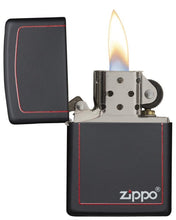 Load image into Gallery viewer, Classic Black and Red Zippo