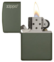 Load image into Gallery viewer, Classic Green Matte Zippo Logo
