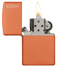 Load image into Gallery viewer, Classic Orange Matte Zippo Logo