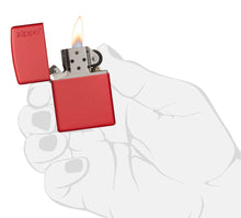 Load image into Gallery viewer, Classic Red Matte Zippo Logo