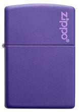 Load image into Gallery viewer, Classic Purple Matte Zippo Logo