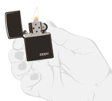 Load image into Gallery viewer, Classic High Polish Black Zippo Logo