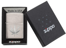 Load image into Gallery viewer, Chrome Marijuana Leaf Design