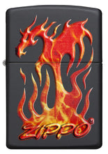 Load image into Gallery viewer, Zippo Flaming Dragon Design