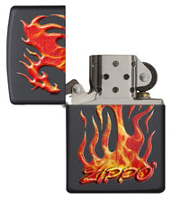 Load image into Gallery viewer, Zippo Flaming Dragon Design