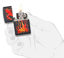 Load image into Gallery viewer, Zippo Flaming Dragon Design