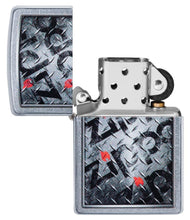Load image into Gallery viewer, Diamond Plate Zippo Design