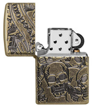 Load image into Gallery viewer, Armor<sup>®</sup> Freedom Skull Antique Brass