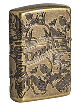 Load image into Gallery viewer, Armor<sup>®</sup> Freedom Skull Antique Brass