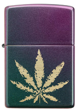 Load image into Gallery viewer, Iridescent Marijuana Leaf