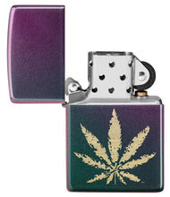 Load image into Gallery viewer, Iridescent Marijuana Leaf