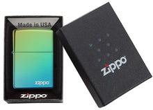 Load image into Gallery viewer, Classic High Polish Teal Zippo Logo