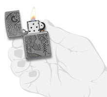 Load image into Gallery viewer, Armor® Antique Silver Mountain Design