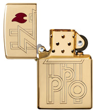 Load image into Gallery viewer, Armor<sup>®</sup> High Polished Brass Abstract Logo