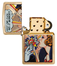 Load image into Gallery viewer, Brass Windy Pop Art Design