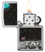 Load image into Gallery viewer, High Polish Chrome Moon Landing Design