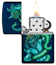Load image into Gallery viewer, Navy Matte Sea King Design