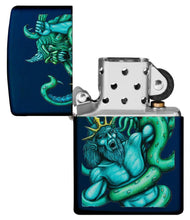 Load image into Gallery viewer, Navy Matte Sea King Design