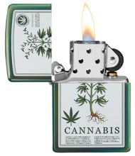 Load image into Gallery viewer, High Polish Green Cannabis Design