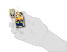 Load image into Gallery viewer, Slim® High Polish Brass Howling Wolf