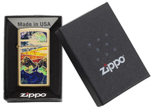 Load image into Gallery viewer, Slim® High Polish Brass Howling Wolf