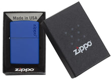 Load image into Gallery viewer, Classic Royal Blue Matte Zippo Logo

