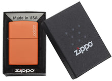 Load image into Gallery viewer, Classic Orange Matte Zippo Logo
