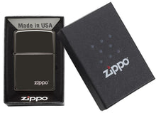 Load image into Gallery viewer, Classic High Polish Black Zippo Logo
