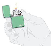 Load image into Gallery viewer, Classic High Polish Green Zippo Logo
