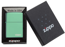Load image into Gallery viewer, Classic High Polish Green Zippo Logo
