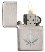 Load image into Gallery viewer, Chrome Marijuana Leaf Design
