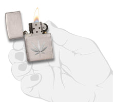 Load image into Gallery viewer, Chrome Marijuana Leaf Design
