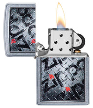 Load image into Gallery viewer, Diamond Plate Zippo Design
