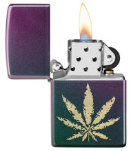 Load image into Gallery viewer, Iridescent Marijuana Leaf
