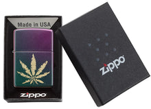 Load image into Gallery viewer, Iridescent Marijuana Leaf
