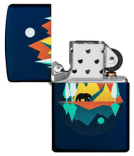 Load image into Gallery viewer, Geometric Bear and Mountains Design
