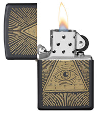 Load image into Gallery viewer, Eye of Providence Black Matte Design
