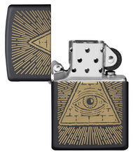 Load image into Gallery viewer, Eye of Providence Black Matte Design
