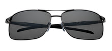 Load image into Gallery viewer, Silver Polarized Pilot Sunglasses
